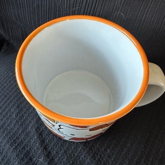 *CLEARANCE* Hello Kitty glitter pumpkin spice fall coffee cup mug set of two - Picture 5 of 6